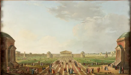 Näkymä ennustetusta Foro Bonapartesta, Milanosta, n. 1800